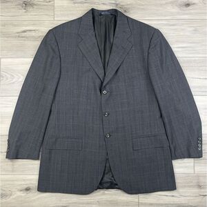Vintage Polo Ralph Lauren Blazer Sport Coat Virgin Wool Italy‎ Made Size 44R